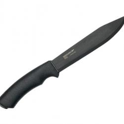 BEL1348 POIGNARD MORAKNIV PATHFINDER LAME 17CM ACIER CARBONE REVETEMENT NOIR + ETUI NYLON NEUF