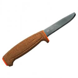 BEL1349 POIGNARD FLOTTANT MORAKNIV LIEGE ORANGE FLUO  LAME 9.5CM + ETUI RIGIDE NEUF IDEAL POUR PECHE