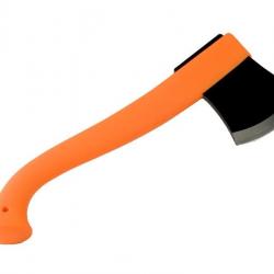 BEL1350 HACHE MORAKNIV LAME ACIER TRANCHANT 9CM MANCHE 33CM NYLON ORANGE NEUF