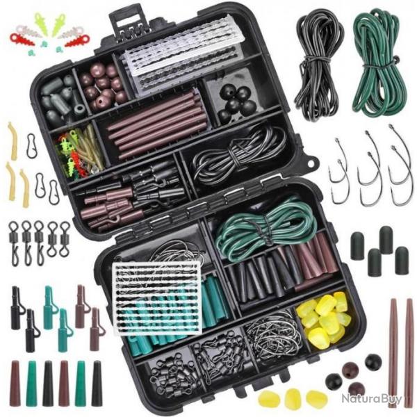 Kit Leurres de Pche 282Pcs  Appts pour la Pche  la Carpe Brochet avec Bote