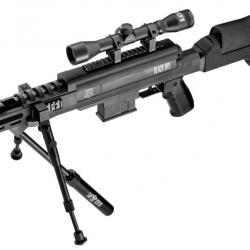 Carabine à air comprimé 7.5 à 24 J Black Ops sniper cal. 4,5 mm