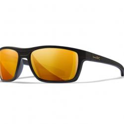 LUNETTES KINGPIN CAPTIVATE POLARIZED BRONZE MIRROR / MATTE BLACK FRAME (ACKNG14)