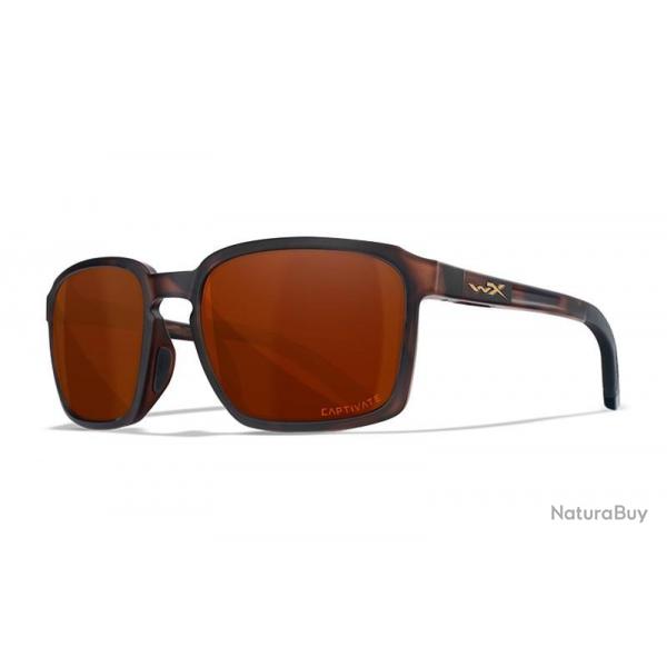 LUNETTES ALFA CAPTIVATE POLARIZED COOPER / MATTE HAVANA BROWN FRAME (AC6ALF06)