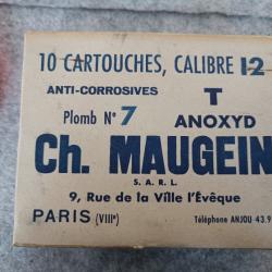 Boite de Cartouches - Collection - Cal 12 pb 7- Ch.MAUGEIN, Paris 8