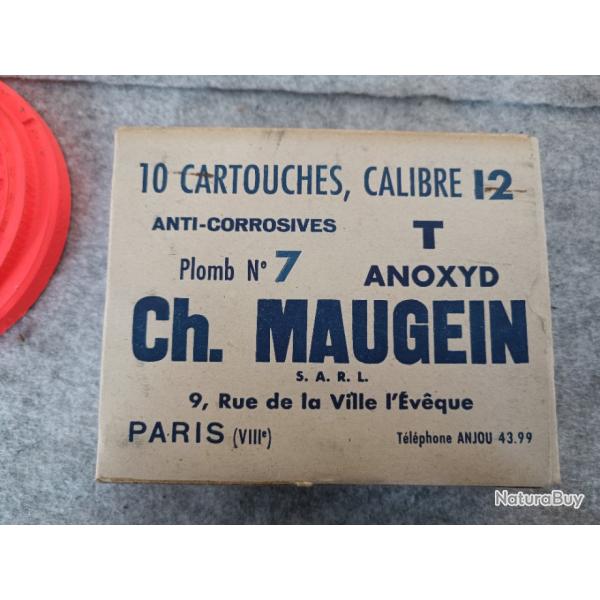 Boite de Cartouches - Collection - Cal 12 pb 7- Ch.MAUGEIN, Paris 8