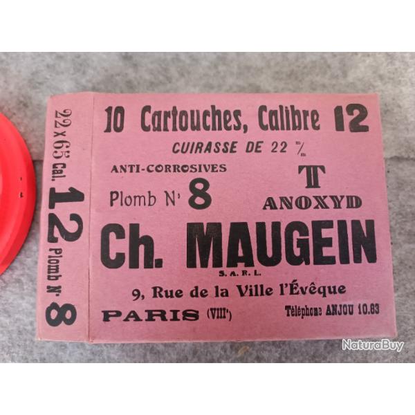 Boite de Cartouches - Collection - Cal 12 pb 8- (2) Ch.MAUGEIN, Paris 8