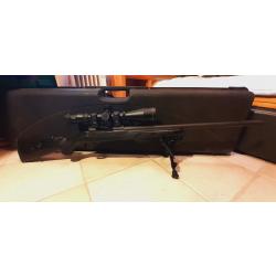 carabine Tikka T3X super varmint 308win canon 24"fileté avec rail picatinny