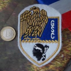 écusson militaire Groupe de Soutien Corse GSC armée Française patch insigne tissu