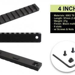 Rail tactique M Lok - 4 ´´