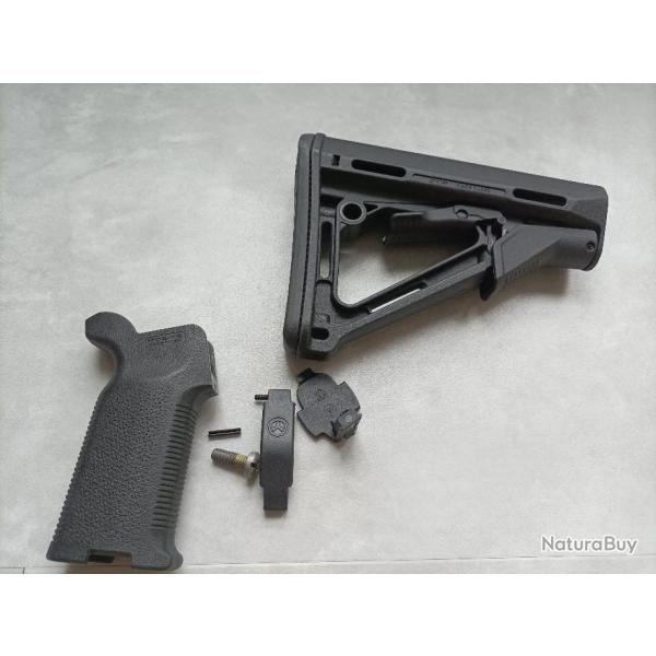 Lot crosse magpul  ctr poigne k2