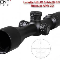 Lunette Element Optics HELIX 6-24x50 FFP - Réticule APR-2D MRAD