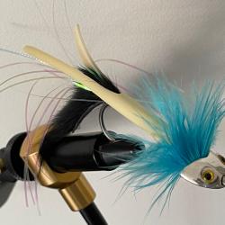 Streamer mouche  Atlantique 5 grs modèle blanc