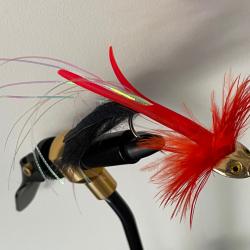 Streamer mouche  Atlantique 5 grs modèle rouge