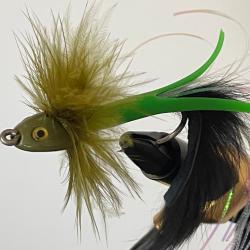 Streamer mouche  Atlantique 5 grs modèle vert fluo