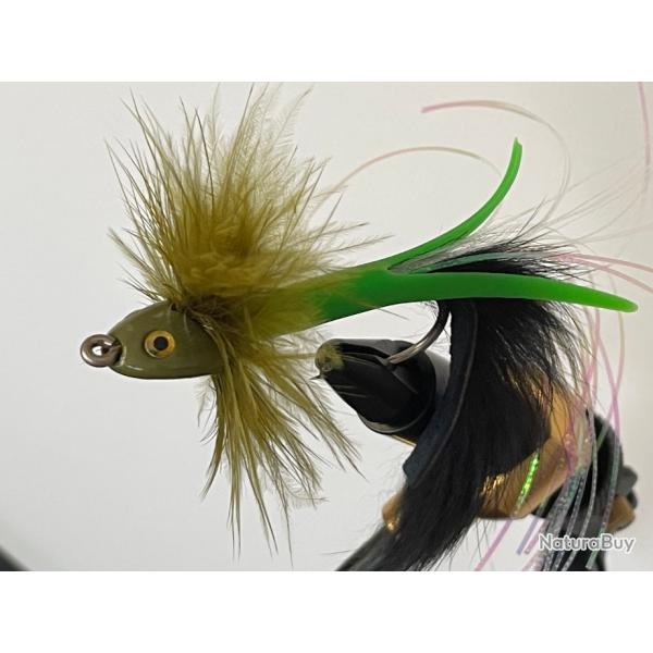 Streamer mouche  Atlantique 5 grs modle vert fluo