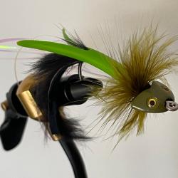 Streamer mouche  Atlantique 5 grs modèle vert anis