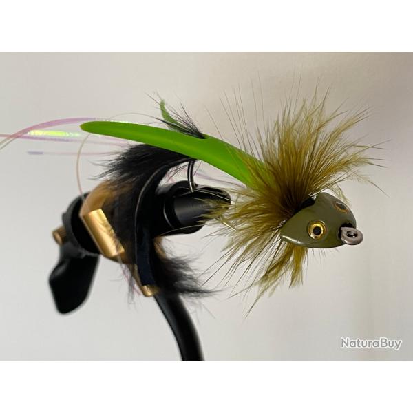 Streamer mouche  Atlantique 5 grs modle vert anis