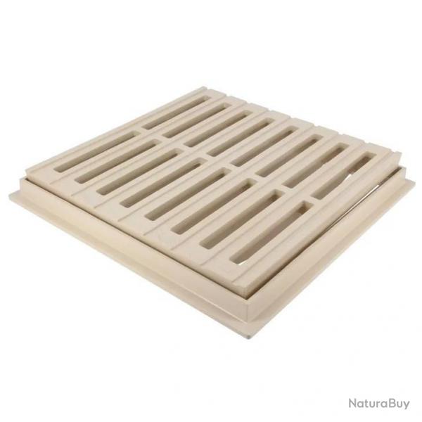 Grille de sol Nicoll GRC30S avec cadre 30x30cm sable