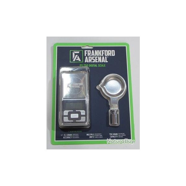 Balance de Precision Frankford Arsenal, DS 750avec poids de tare et saccoche et bac a poudre