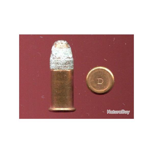 .32 Short Rimfire - tui cuivre de 14 mm - balle plomb - marquage : D