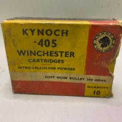 Munitions KYNOCH 405 Winchester à partir de 1 sans prix de réserve !