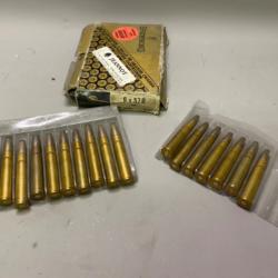 17 balles Browning Calibre 9x57R à partir de 1 sans prix de réserve !