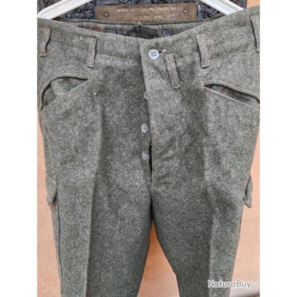 PANTALON FELDGRAU ARME SUEDOISE C 52