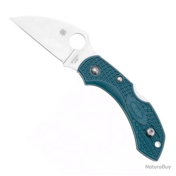 Couteau "Dragonfly 2 Wharncliffe" K390 / nylon-fibre de verre bleu [Spyderco]