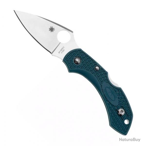 Couteau "Dragonfly 2" K390 / nylon-fibre de verre bleu [Spyderco]