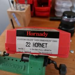 OUTILS HORNADY CUSTOM GRADE 22 HORNET.