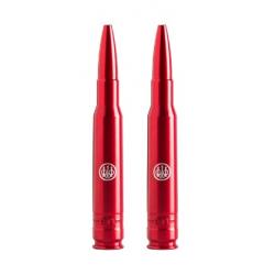 Douilles amortisseur BERETTA en aluminium cal.30-06 rouge par 2