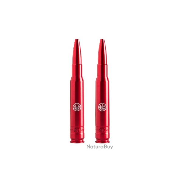 Douilles amortisseur BERETTA en aluminium cal.30-06 rouge par 2