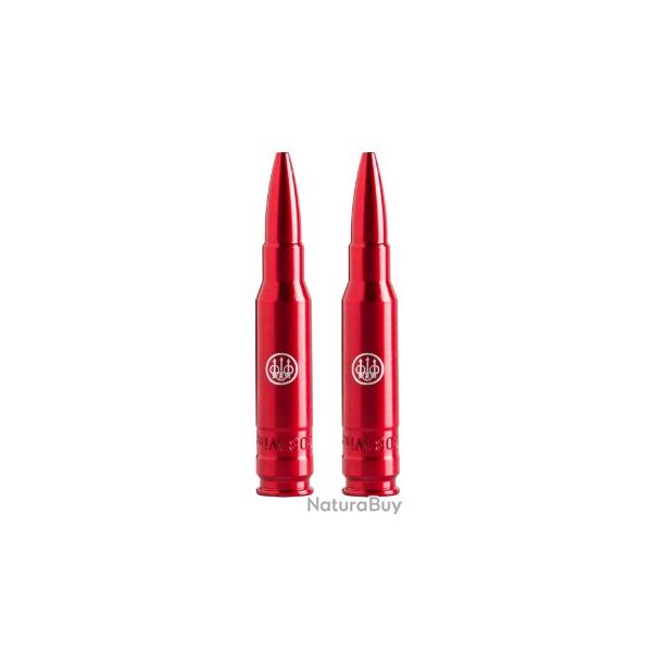 Douilles amortisseur BERETTA en aluminium cal.308 rouge par 2