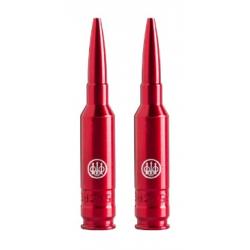 Douilles amortisseur BERETTA en aluminium cal.6.5creedmoor rouge par 2