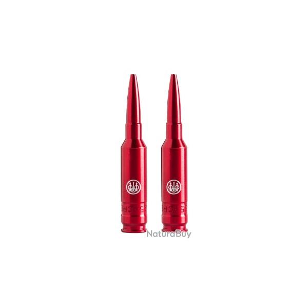 Douilles amortisseur BERETTA en aluminium cal.6.5creedmoor rouge par 2