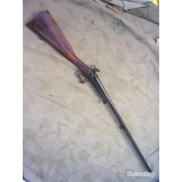 fusil de chasse  broche type Lefaucheux calibre 16 canons 76 cm