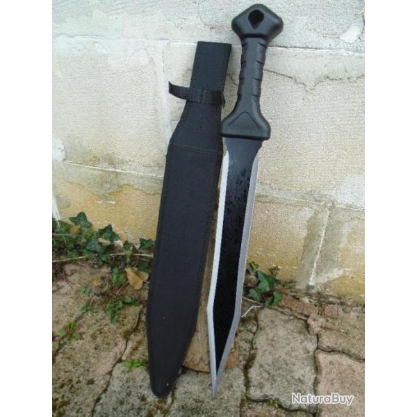 Epe Glaive Lgionnaire Romain Sword Gladiator Lame Acier 3Cr13 Manche Nylon Etui Nylon Tactical 000