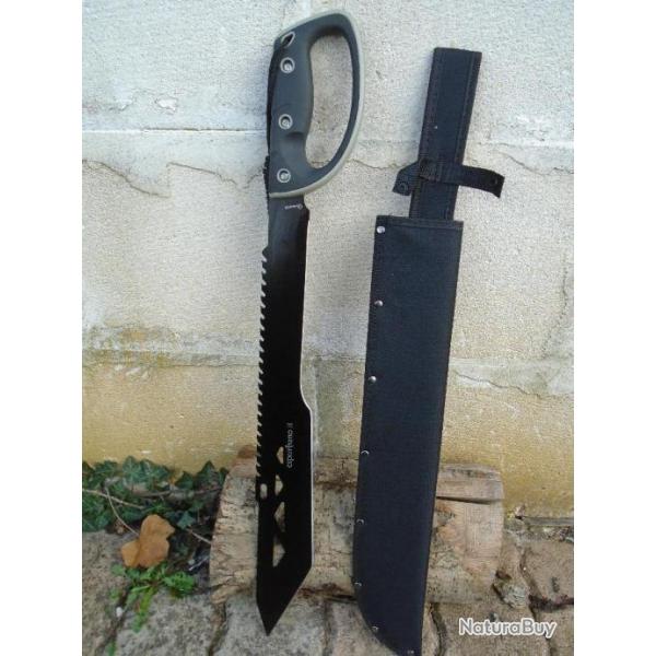 Grosse Machette Lame Acier Inox Manche Abs Etui Nylon Tactical Grosse Lame Tanto Spartan Les 300