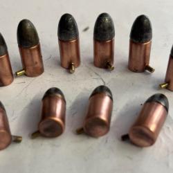 10 balle a broche calibre 9mm