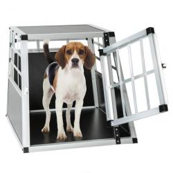 Cage de transport pour chiens sécurisée 54 x 69 x 50 cm