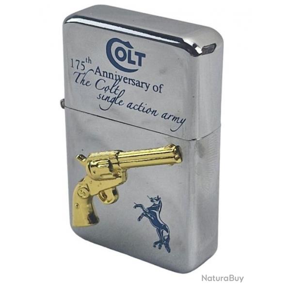 EDITION LIMITE : BRIQUET COLT 175th ANNIVERSAIRE REVOLVER COLT SINGLE ACTION ARMY