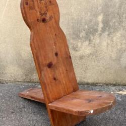 fauteuil trappeur en bois démontable parfait pour les reconstitution lointain béats company