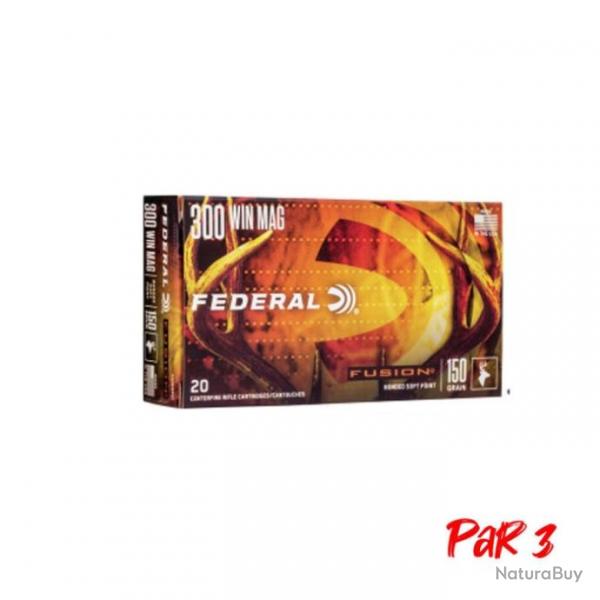 Cartouches Federal Fusion - Cal. 25-06 - Par 3