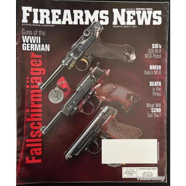 Revue Firearms News Vol 70, Issue 21 - 2016