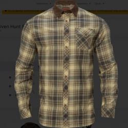 CHEMISE HARKILA DRIVEN HUNT FLANNEL LIGHT TEAK CHECK (1401119)