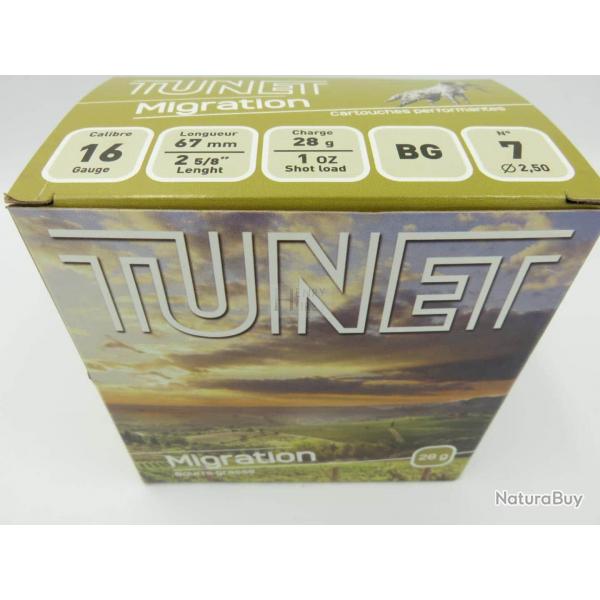 TUNET MIGRATION CAL 16 N BG 28G X25