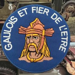 Gaulois et Fier de l'Etre - 90 mm  à coudre ou à thermocoller *