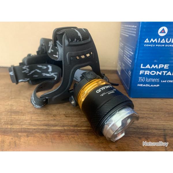 1 lampe frontale led 350 lumens - amiaud