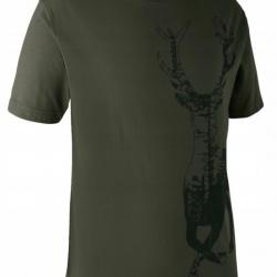 T shirt logo Cerf DEERHUNTER