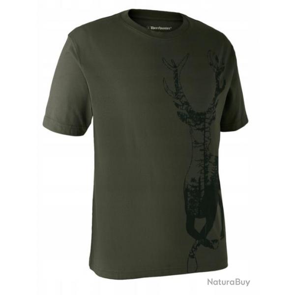 T shirt logo Cerf DEERHUNTER